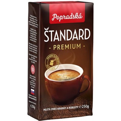 Popradská Štandard premium mletá 250 g