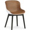 Normann Copenhagen Stolička Hyg Chair Ultra Leather – hnedá/biela/čierny dub