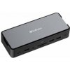 Verbatim USB-C Pro Docking Station CDS-15S, 15portů: SSD, USB A/C, HDMI, DP, Audio, SD+microSD, RJ45