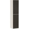 Hansgrohe Xevolos E - Vysoká skrinka, 40x176x36 cm, 2 dvierka, pánty vpravo, matná béžová/textilná tmavá sivá 54222660