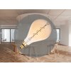 NEDES LED dekoratívna žiarovka / filament SPIRAL 4W VINTAGE - A165 / E27 / 2000K - ZSF113