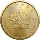 Royal Canadian Mint Maple Leaf Zlatá minca 1/4 oz