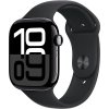 Apple Watch Series 10 42 mm Cellular Klavírne čierny hliník s čiernym športovým remienkom – M/L MWX73QC/A