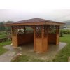 Altánok 3,5 x 3,5m (kód A18) (Záhradný altánok)