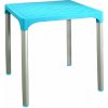 MEGA PLAST Stôl záhradný VIVA 72 cm, tyrkysový