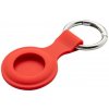 AIR TAG červená kľúčenka, silikón