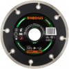 Diamantový rezný kotúč 125 x 22,23 mm segmentový/plný Rhodius LD1