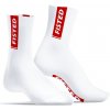 SneakXX Stripe FISTED, biele bavlnené ponožky