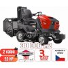 Seco Starjet P6 PRO jedinečný traktor s automatizovaným zdvihom 400l koša, PROFI. 23HP motor VANGUARD, záber 102cm, tempomat, uzáv. diferenciálu, prémiové tech. a dizajnové prvky ->