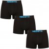3PACK pánske boxerky Nedeto čierne (3NBC10) XL 120 dní na výmenu alebo vrátenie tovaru!