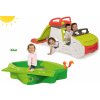 Smoby set detská preliezačka Adventure Car so šmykľavkou a pieskovisko s krytom a vodnou dráhou 840200-26