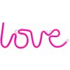Forever RTV100208 LOVE neónové LED svetlo ružová 35,5x2x13 cm
