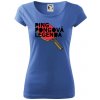 Ping Pongová legenda - Dámske tričko Pure - M ( Svetlomodrá )