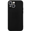 Obal na mobil iPhone 15 Plus - SOFT silikon Farba: Čierna