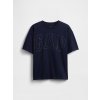 GAP Detské tričko s logom Tmavomodrá XS Tmavomodrá Tmavomodrá
