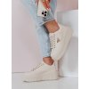 Dámske béžové sneakersy na platforme šedá 39 DStreet 5904056708246