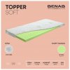 Benab Vrchný matrac Benab Topper Soft Topper 180 x 200 cm H3 tvrdosť 5 cm výška Topper, Aloe Vera, HR, Zmäkčujúci topper