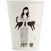 helen b Porcelánový hrnček Black Cat 220 ml