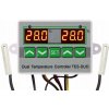 Adelid Univerzálny regulátor teploty digitálny alarm termostatu 2v1 230 V
