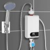 Elektrický prietokový ohrievač vody 5500 W 230 V s displejom