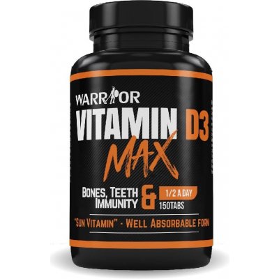 Warrior Labs Vitamin D3 max 150 tabliet