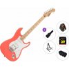 Fender Squier Sonic Stratocaster HSS MN Standard SET Tahitian Coral Elektrická gitara