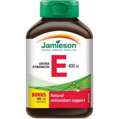 Vitamín E 400 IU 100kps Jamieson