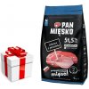 PAN MIĘSKO Teľacie mäso s prepelicou L 20kg pre šteňatá + prekvapenie pre vášho psa ZDARMA