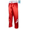 Kickbox nohavice ADIDAS adiKBUN100T - červená/biela