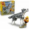 LEGO® Creator 31393 Lesné zvieratá: Šedý vlk