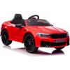 LEAN CARS Elektrické autíčko BMW M5- drift -červené - 2x200W- BATÉRIA - 2x12V7Ah - 2025