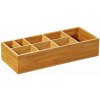 Kesper 70855 Univerzálny organizér bambus, 36 x 15 x 7,5 cm