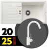 BLANCO SET 11-D 25 FAVUM XL 6 S + MIDA biela