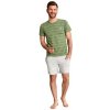 Pánske pyžamo šortky Bruno XL Zelená / šedá