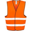 Result Unisex bezpečnostná reflexná vesta R200X Fluorescent Orange L/XL