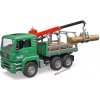 Bruder Auto dopravník dreva MAN 02769