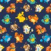 Teplákovina digital - Pokémon - Modrá tmavá