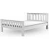 Wilsondo Drevená manželská posteľ s roštom Laura - biela Rozmer: 140x200