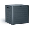 Prosperplast Záhradný box Woodebox antracit 140 l