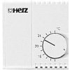 HERZ Izbový termostat Herz, 1 spínací kontakt rozsah regulácie 10-30 °C, 230 V V1779015