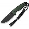 Civivi Timberbark Fixed Blade C23094-3 Green Micarta 14C28N