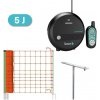 Set elektrického ohradníka so sieťou - ochrana pred vlkom, rysom - DUO RF zdroj s ovládačom - sieť 50 m