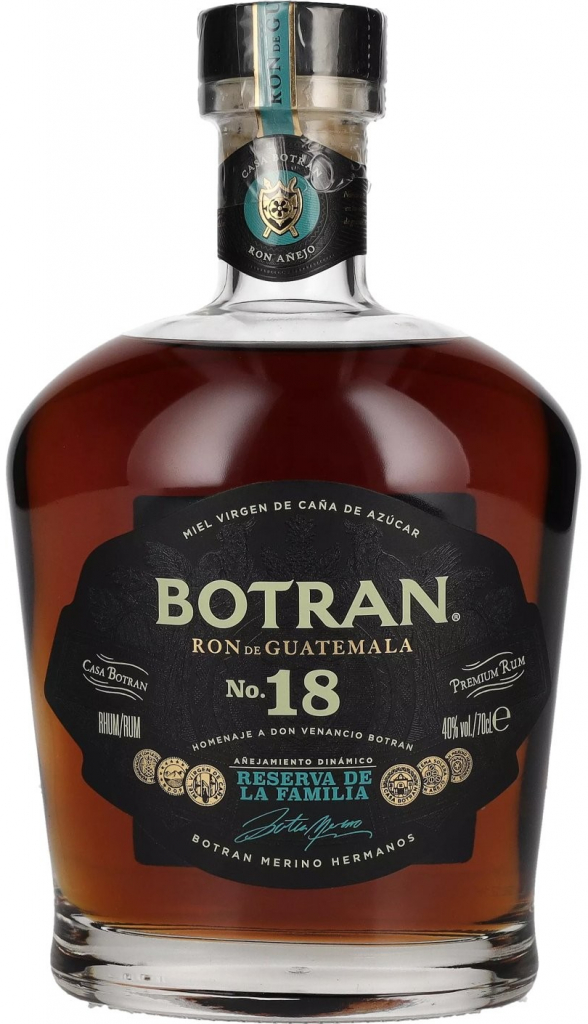 Botran No.18 Reserva de la Familia 40% 0,7 l (čistá fľaša)