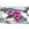 Birds 425/532/3pcs - shiny pink