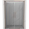 Mexen Rox posuvné sprchové dvere 150 cm, transparentné, ružové zlato - 8C2-140-002-60-00 - 8C2-150-002-60-00