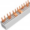 Tracon Prepojovacia lišta vidlicová 4P 56modul 100cm TFSS-4V