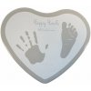 Sada na otisky Happy Hands 2D Heart silver / white