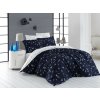 Prodloužené povlečení Satén 140x220, 70x90cm Liberta blue