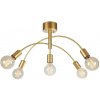 Markslöjd | Markslöjd 108285 - Prisadený luster CYGNUS 5xE27/40W/230V zlatá | ML1136