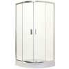 Olsen Spa BILBAO Štvrťkruhový sprchový kút 90x90x195cm R550, rám Chróm Al, sklo Pear + van OLBBIL90CP